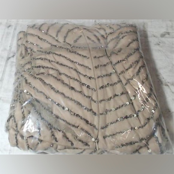 Adrianna Papell Women's Petite Fully Beaded Blouson Gown sz 18 - Picture 2 of 2